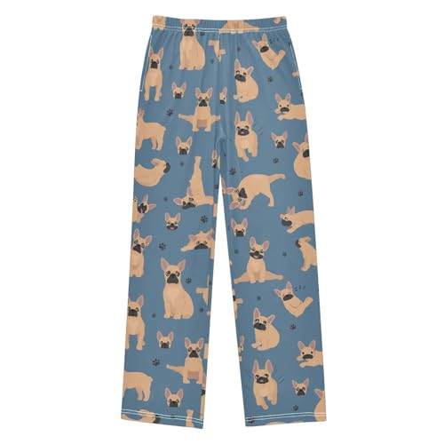 Boys' Pants Cute Dogs Long Bottoms Jogger Pants Elastic Waist Trousers with Pockets S-XL