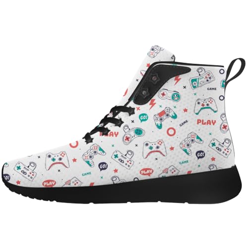 Video Game High Top Shoes Gamer High Top Sneakers Casual Shoes for Men Women3