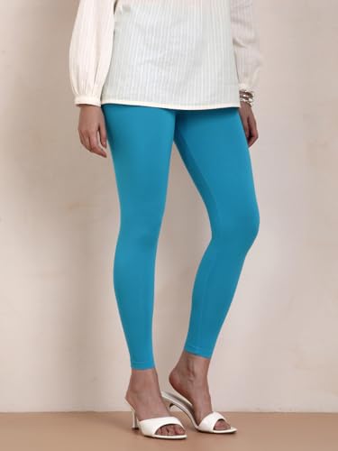 Image of TWIN BIRDS Women Viscose Ankle Leggings | Stretchable Kurti Wear Bottom