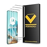 WILLONE Für Motorola Moto Edge 60 Fusion/Edge 60 Pro/Edge 60 5G Panzer Schutz Glas (6,67 Zoll), 3 Stück Schutzfolie Glas, 9H Festigkeit, Fingerabdruck kompatibel, HD Anti-Kratzen