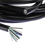 VOODOO 18 AWG Gauge 9 Conductor Speed Blue Wire Speaker Trailer Copper Stranded (20 FT)