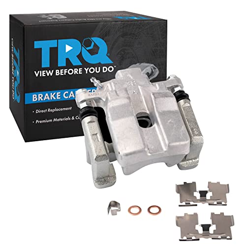 Image of TRQ Rear Left Brake Caliper w /Bracket Drivers Side