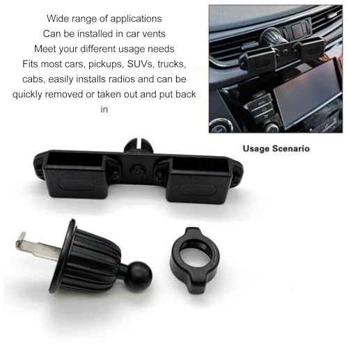 Handheld Radio Clip Halter Halterung Auto Fahrzeug Klimaanlage Lüftungsschlitze Halterung Kompatibel für Anytone, für für für Midland, für Cobra Walkie Talkie