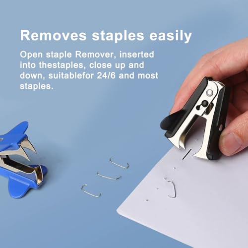 3 Stück Heftklammerentferner,Metall Entklammerer,Entklammerer Enthefter,Schwiegermutter Klammer,Heftklammern Entferner,für Bücher, Zeitungen, Geschenkpapier, Broschüren (Zufällige Farbe)