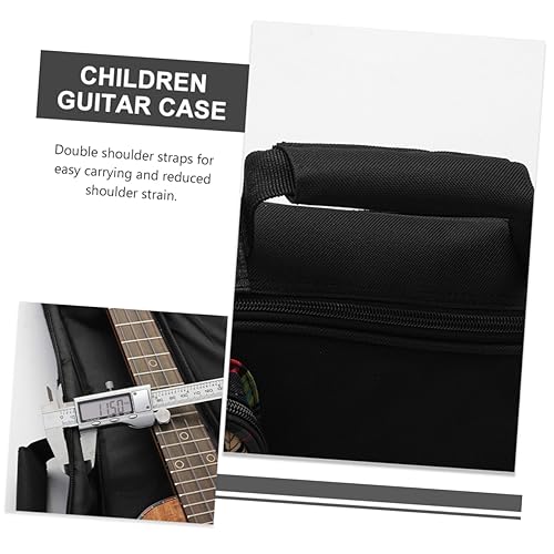 Sac pour ukulélé rembourré protégeant des chocs avec grand espace de rangement