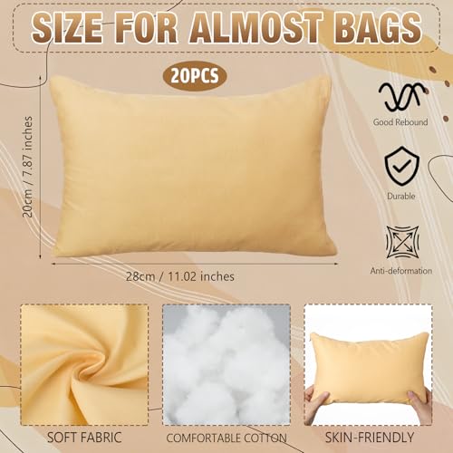 Image of 20 Pcs Purse Insert Pillows Set Fillers to Keep Shape, Uniform, Gold