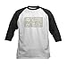 CafePress Palenque Ancient Astronaut UFO YEL Baseball Jersey Kids Cotton Baseball Jersey, 3/4 Raglan Sleeve Shirt Black/White