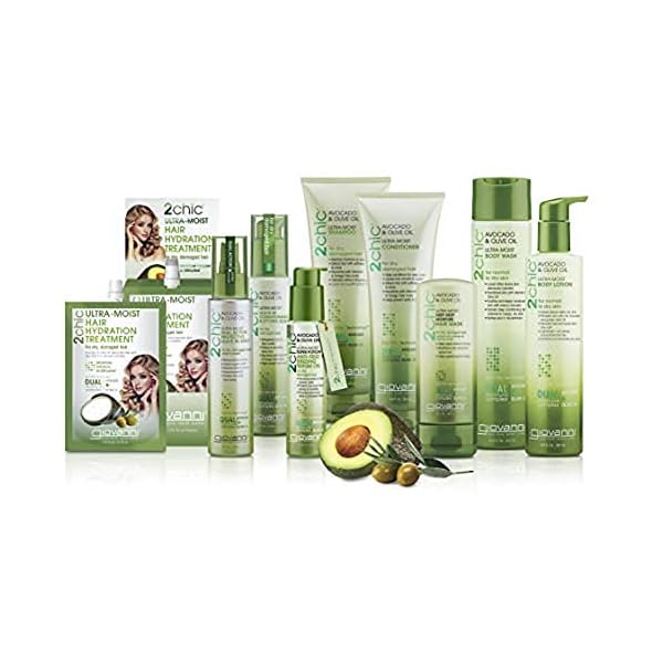 GIOVANNI-2chic-Shampoo-Hydration-Formula-Enriched-with-Aloe-Vera-Shea-Butter-Botanical-Extracts-Oils-Sulfate-Free-No-Parabens-Color-Safe-Pack-of-Ultra-Moist-Avocado-Olive-Oil-24-Fl-Oz-AD763 GIOVANNI 2chic Ultra-Moist Shampoo - Avocado & Olive Oil, Creamy Hydration Formula, Enriched with Aloe Vera, Shea Butter, Botanical Extracts, No Parabens, Color Safe - 24 oz