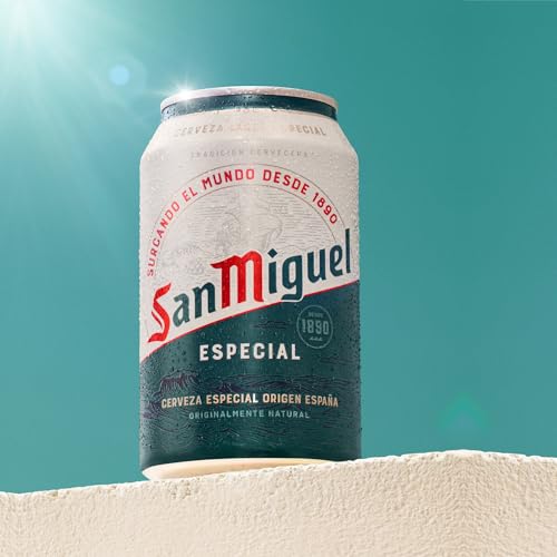 Miniatura 2 de San Miguel Especial Lager, Pack 24 Latas x 33cl, Cerveza Premium Española, Calidad Tradicional y Sabor Refrescante, 5.4% Volumen de Alcohol