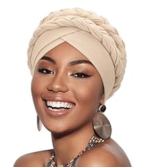 1 Pack With Two Twisted Braids: Beige