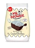 Mr. Brownie Kokosnuss Brownies | 8 einzeln verpackte Kokosnuss-Brownie Bites | Snack-Packs für Kinder & Erwachsene | geriebene Kokosnuss-Schicht