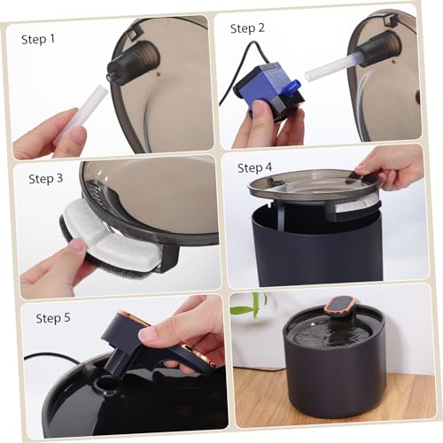 Fuente de agua automática para gatos y perros BESPORTBLE miniatura 2