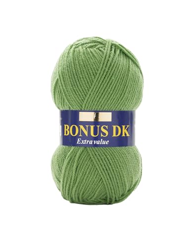 Hayfield Bonus DK Double Knitting, Grass (825), 100g by Sirdar