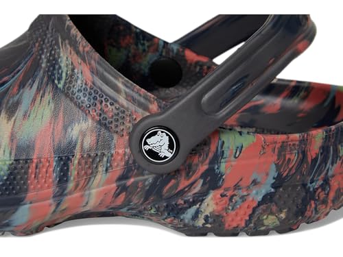 Image of Crocs Unisex Adult Classic Marbled Tie-dye Clogs