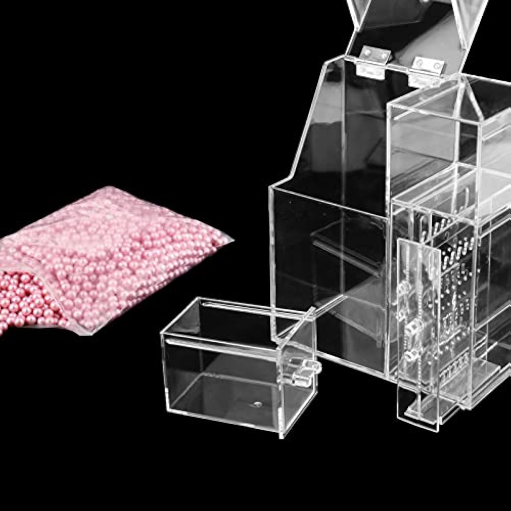 Waterproof Acrylic Makeup Brush Holder Pot, Cosmetic Storage Gift