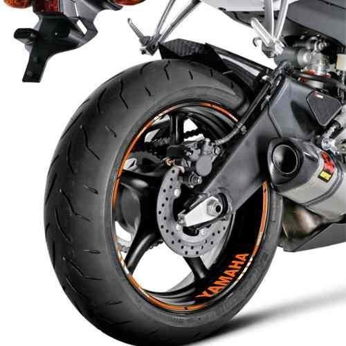 Adesivo Friso Refletivo Degradê Yamaha Tenere 250 Laranja Não Desbota