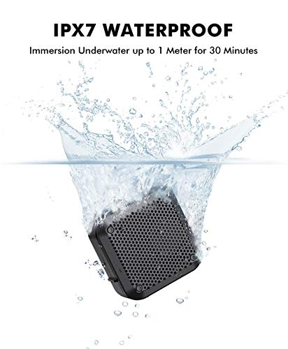 Lezii Ipx7 Waterproof Bluetooth Speaker - Small Portable Wireless Speakers, 5W Bass Sound, 8H Playtime, Floating Speaker For Shower Beach Pool Party #TOP2