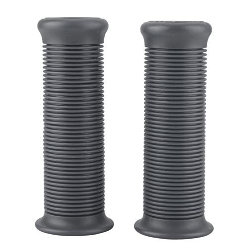 Universal Bike Handlebar Grips,Pair of 1inch 25mm 1.1inch 28mm Anti Slip Handle Bar for BMX Mountain,Scooter, Folding Bike (Dark Gray)
