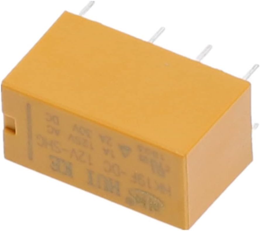 10Pcs Mini Module SRD-5VDC-SL-C DC 3V 5V 12V 24V 8 Pins Plastic Coil Power Relay Blue(HK19F-DC5V-SHG)