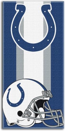 Image of NORTHWEST NFL Indianapolis Colts Unisex-Adult Beach Towel, 30 inch x 60 inch, Zone Read (Pack of 6)