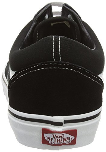 Vans Vans Unisex Old Skool Skate Shoe (12 Men's 13.5 Women's, Black/White)