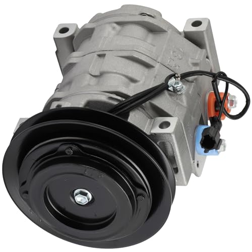 Image of SCITOO AC Compressor for Hino for 238 /268 /338 7.7L 2005-2020 | Fast Cooling, Ultra Low Noise (≤72 dB) Air Conditioner Compressor for Summer, with Clutch, 14-0844C 5513077 7513077 4710554