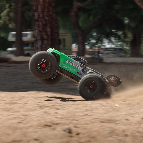 Image of ARRMA RC Truck KRATON 4X4 4S BLX 1 /10TH 4WD Speed Monster Truck RTR(Battery and Charger Not Included), Green, ARA4408V2T4