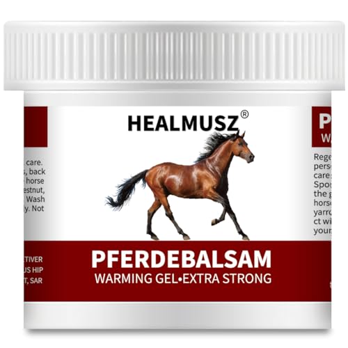 Pferdebalsam Horse Balm Gel, Extra Strength Warming Massage Gel 8.8 Ounce, with Horse Chestnut & Safflower Extract, Joint & Muscle Support