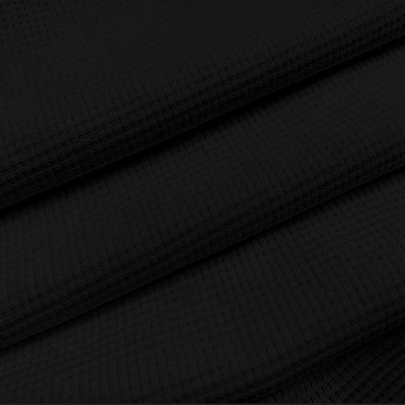 Men's Waffle Polo Shirt - Spring Autumn Long Sleeve 1/4 Button Casual Shirt for Vacation Everyday Wear - Image 6