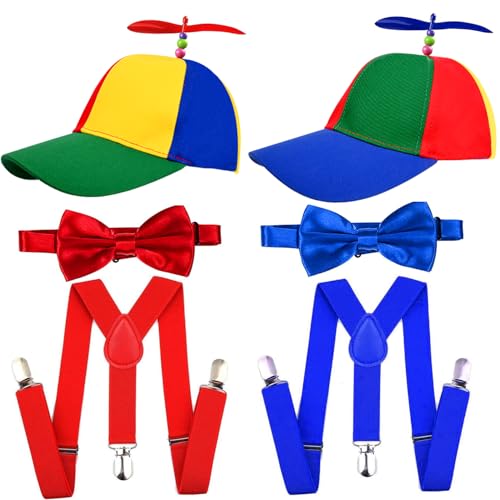 Procicia 6 Pcs Halloween Costume Accessories Include 2 Pcs rainbow