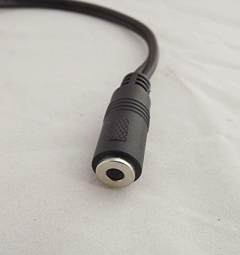Cable adaptador audio Jack 3.5mm hembra a 2x3.5mm hembra miniatura 5