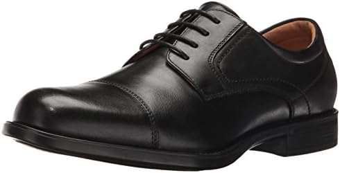 Florsheim Men's Medfield Cap Toe Oxford, Black, 10