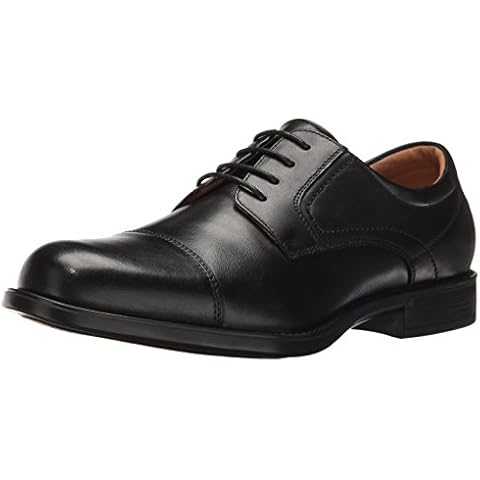 Florsheim Men's Medfield Cap Toe Oxford, Black, 10 Cover