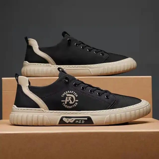 Image of Men's Casual Athletic Sneakers, Lace-up Design with Rubber Sole, Comfortable & Lightweight,Air Mesh Casual Shoes for Men,Soft Cushion Insole Casual Sneakers for Men (Multicolour)