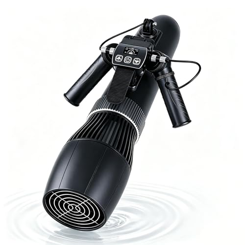 Aredwhiterui Sea Scooter para Flotadores De Piscina Y Entrenamiento De Natación – Scooter Subacuático 500W/700W con Control Remoto De Doble Modo Y Mango De Buceo, Diversión Acuática Familiar 700W