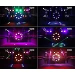 SHEHDS LED Stage Par Lights LED 18X18W DJ Stage Lights RGBWA+UV 6in1 Wash/Strobe Effect DMX512 Control Sound Activated Aluminum Alloy Shell Uplighting Lights for Concerts Family Party-1 Pack - Image 4