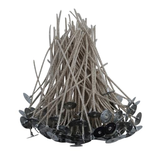 Mechas para velas con núcleo de algodón 200 unidades
