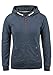Produktbild DESIRES Mandy Damen Sweatjacke Kapuzenjacke Hoodie Mit Kapuze Und Cross-Over-Kragen, Größe:L, Farbe:Insignia Blue Melange (8991)