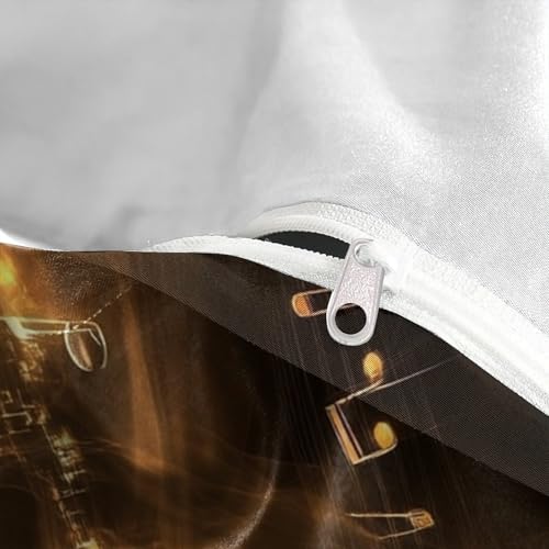 Housse de couette anti-allergique zippée pour lit ado 3D - 8