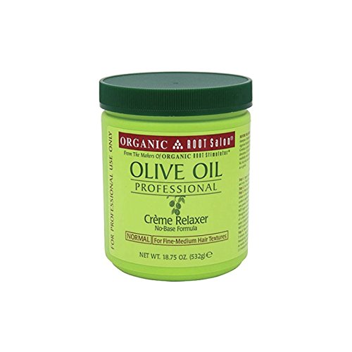 Organic Root Stimulator Crème Défrisante Relaxer Normal Olive Oil Professional 532g