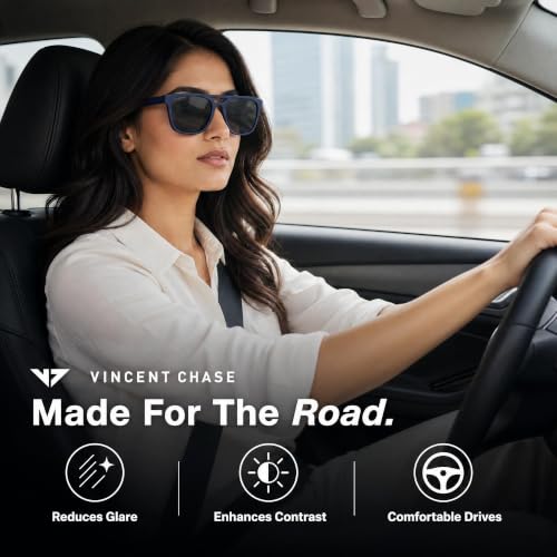 VINCENT CHASE EYEWEAR Vincent Chase By Frame Matte Blue / Lens Grey - Image 6