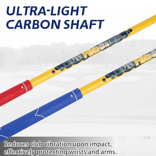 image for PGM Children's Golf Club Set - Can Hit Real Balls, 3 Pieces Clubs Incl