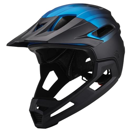 DAGLLGEW Casque Vélo Intégral/Demi-Jet avec Mentonnière Amovible