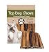 Top Dog Chews 6-inch Standard Bully Sticks by (12 Pack). Free Range, Grass Fed Angus Beef - Hand-inspected
