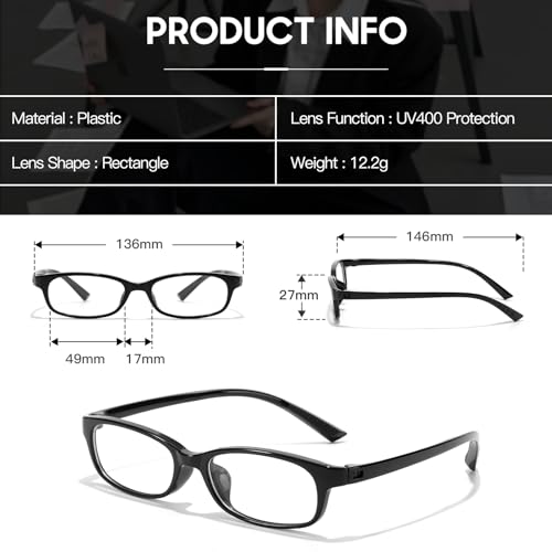 Image of TJUTR Office-Siren Bayonetta Glasses, Blue Light Computer Glasses for Women, Y2K Small Rectangle Frame Eyewear Anti Eyestrain
