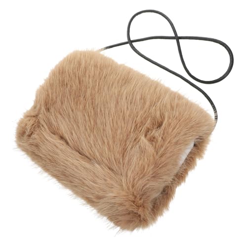 COLLBATH Handwärmer-muff Tragbarer Wärmer Handmuff Aus Kunstpelz Winteraccessoire Damen-handwärmer Wärmer-tasche Zum Umhängen