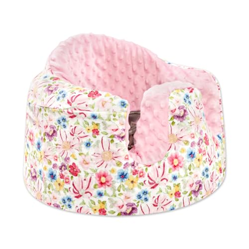Image of DAYEEBALL Seat Cover Compatible with Bumbo Seat, Soft and Breathable Baby Floor Seat Cover for Baby Boy & Girl (Cover Only), Colourful Floral