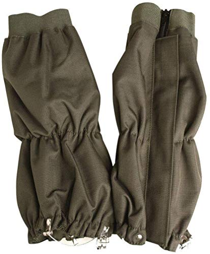 Mil-Tec BW Nässeschutzgamaschen pour randonnée hivernale et marche en forêt humide