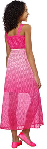 Paper Doll Girls' Dress with braided belt - Fuchsia (Size 14)2