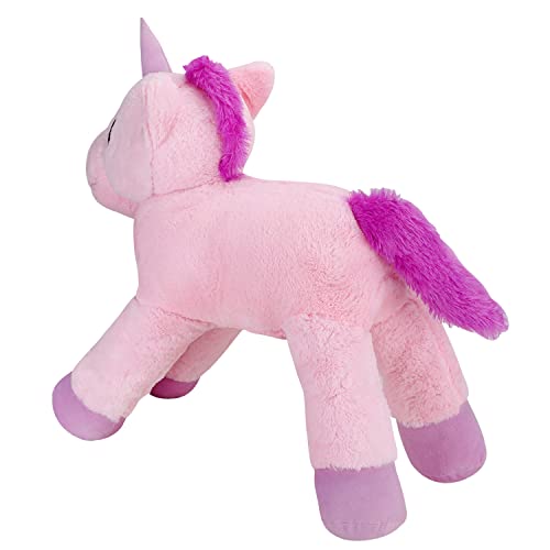 Image of DearJoy Big Fibre Filled Stuffed Animal Unicorn Soft Toy for Baby Also Used as Plush Toy Hugging Like Teddy Bear Soft Toys for Kids Boys & Girls, Birthday Gift (65 cm, Pink)